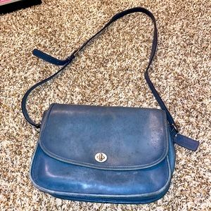 Vintage coach saddle bag
